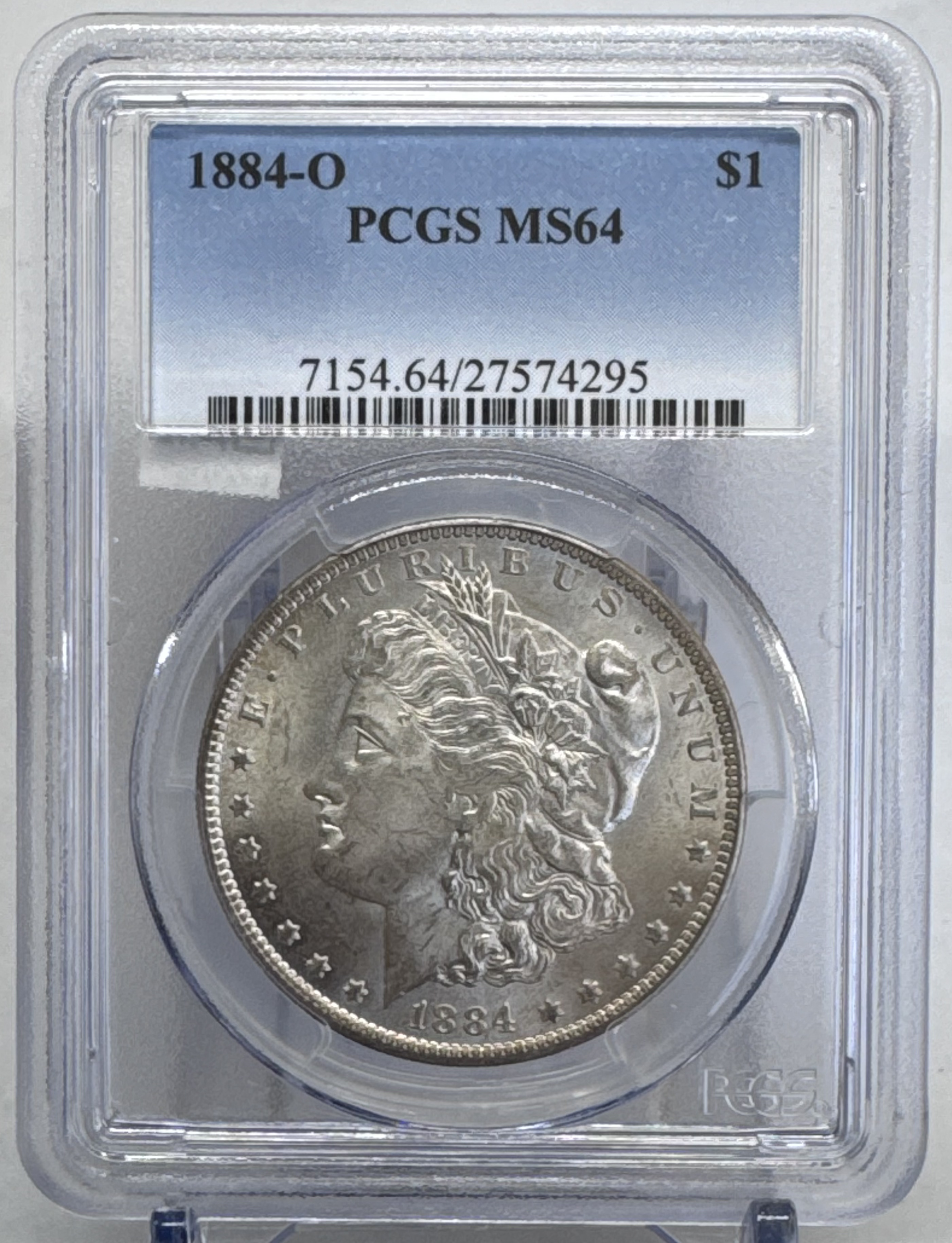 1883-O Morgan Silver Dollar PCGS MS-64 Toned